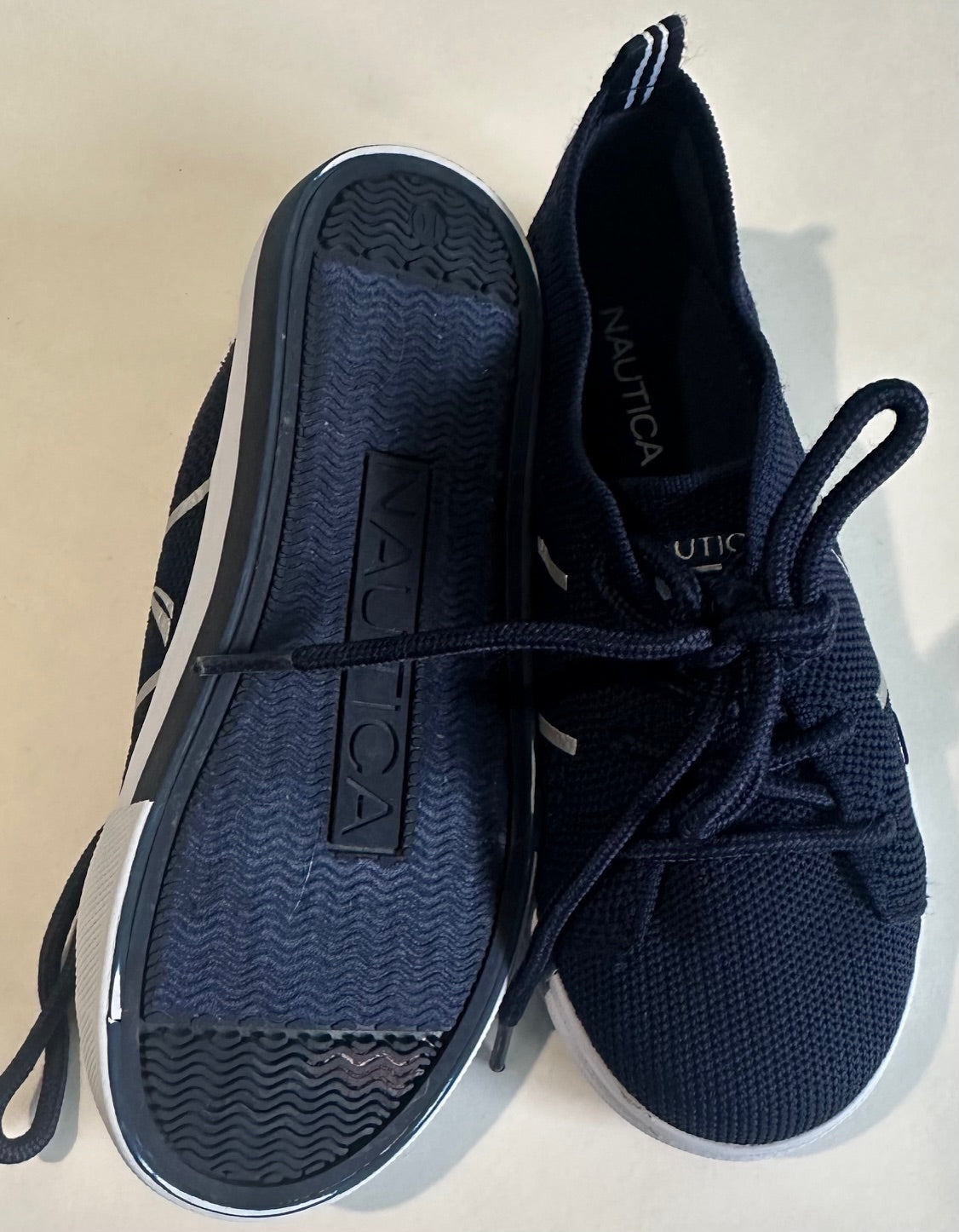 Nautica, Blue Tie-Up Shoes - Size 10T