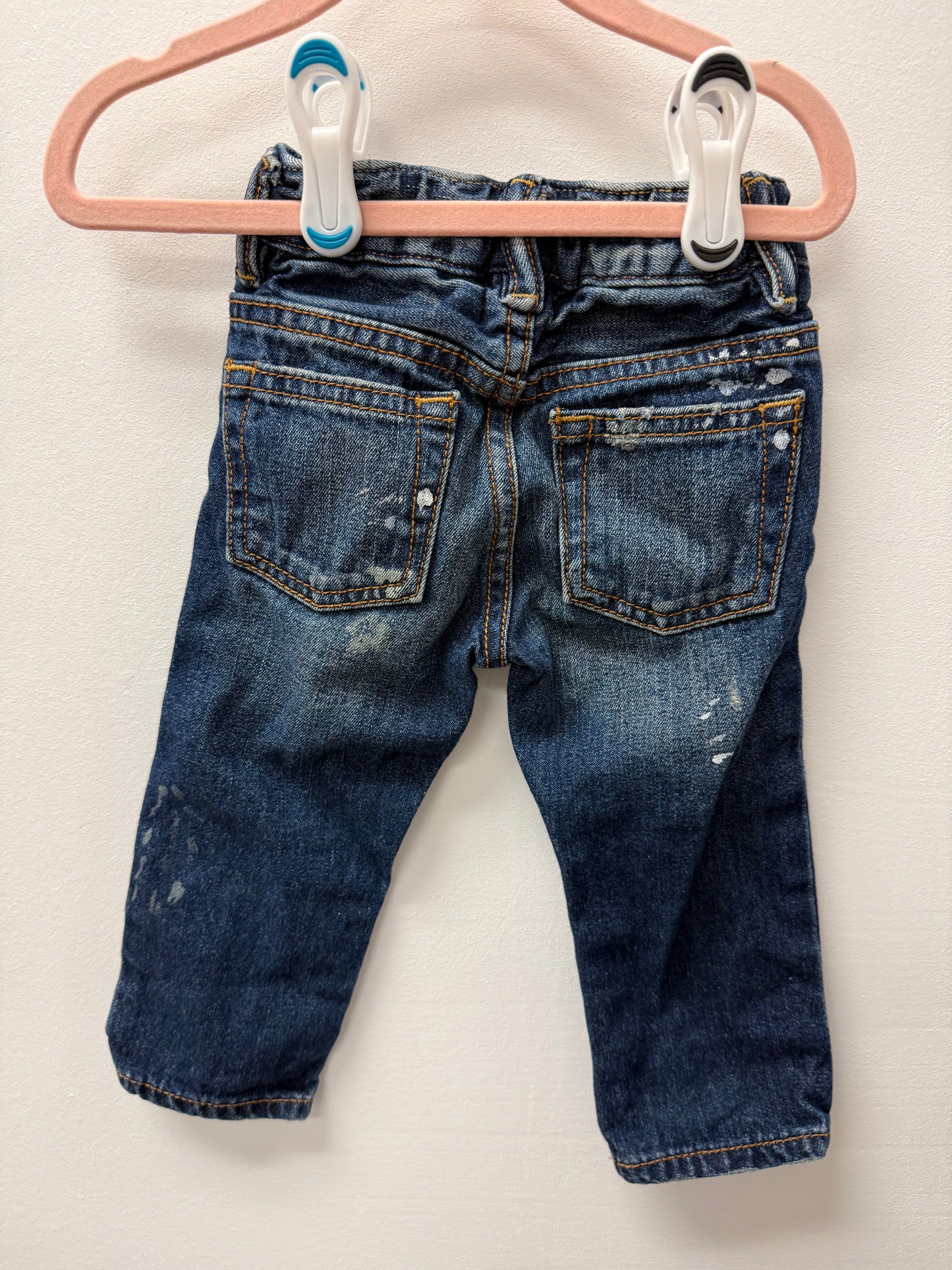 BABY GAP SKULL JEANS SIZE 3-6M