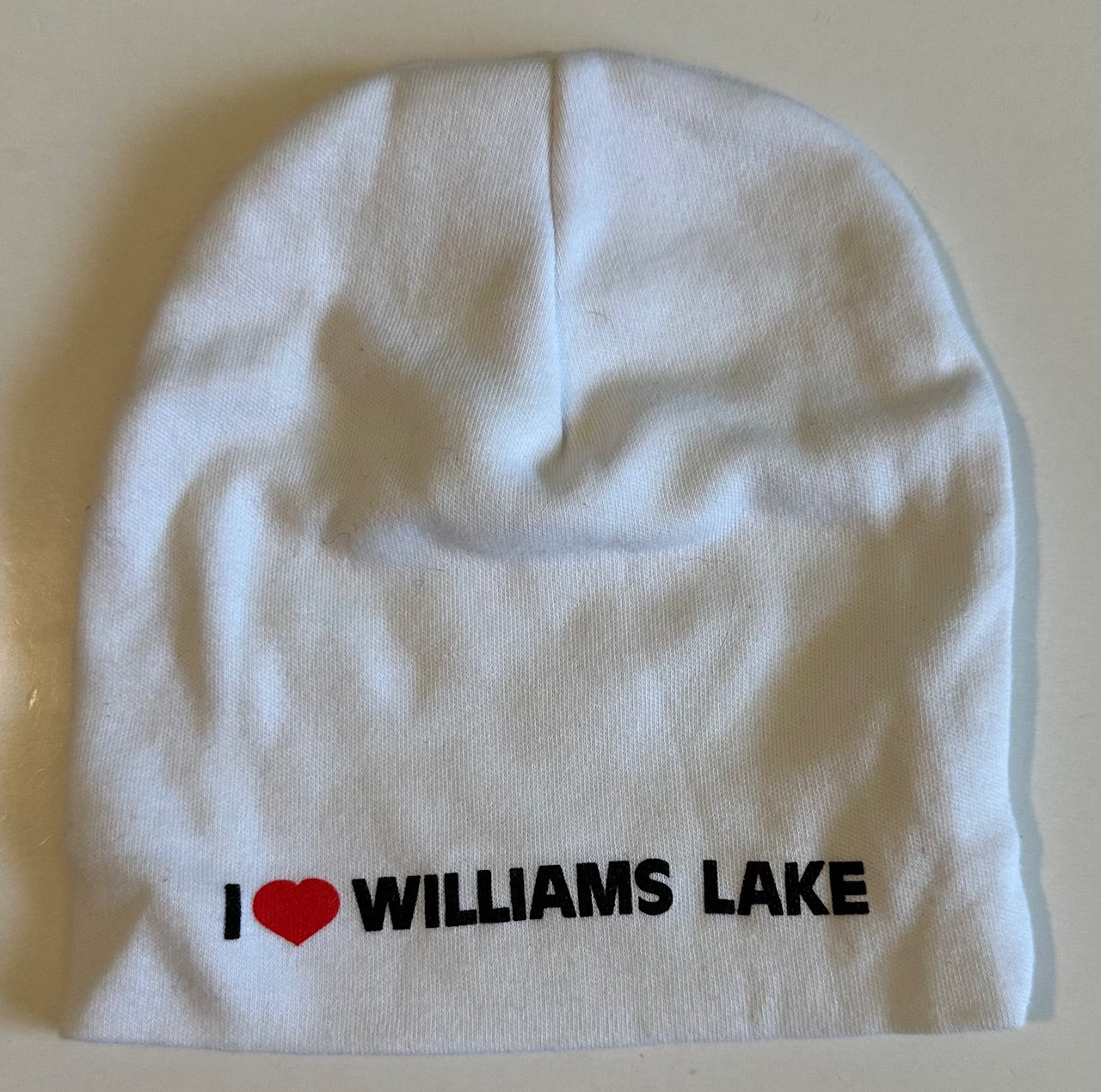 WeeWearr, White "I Love Williams Lake" Hat - 0-6 Months