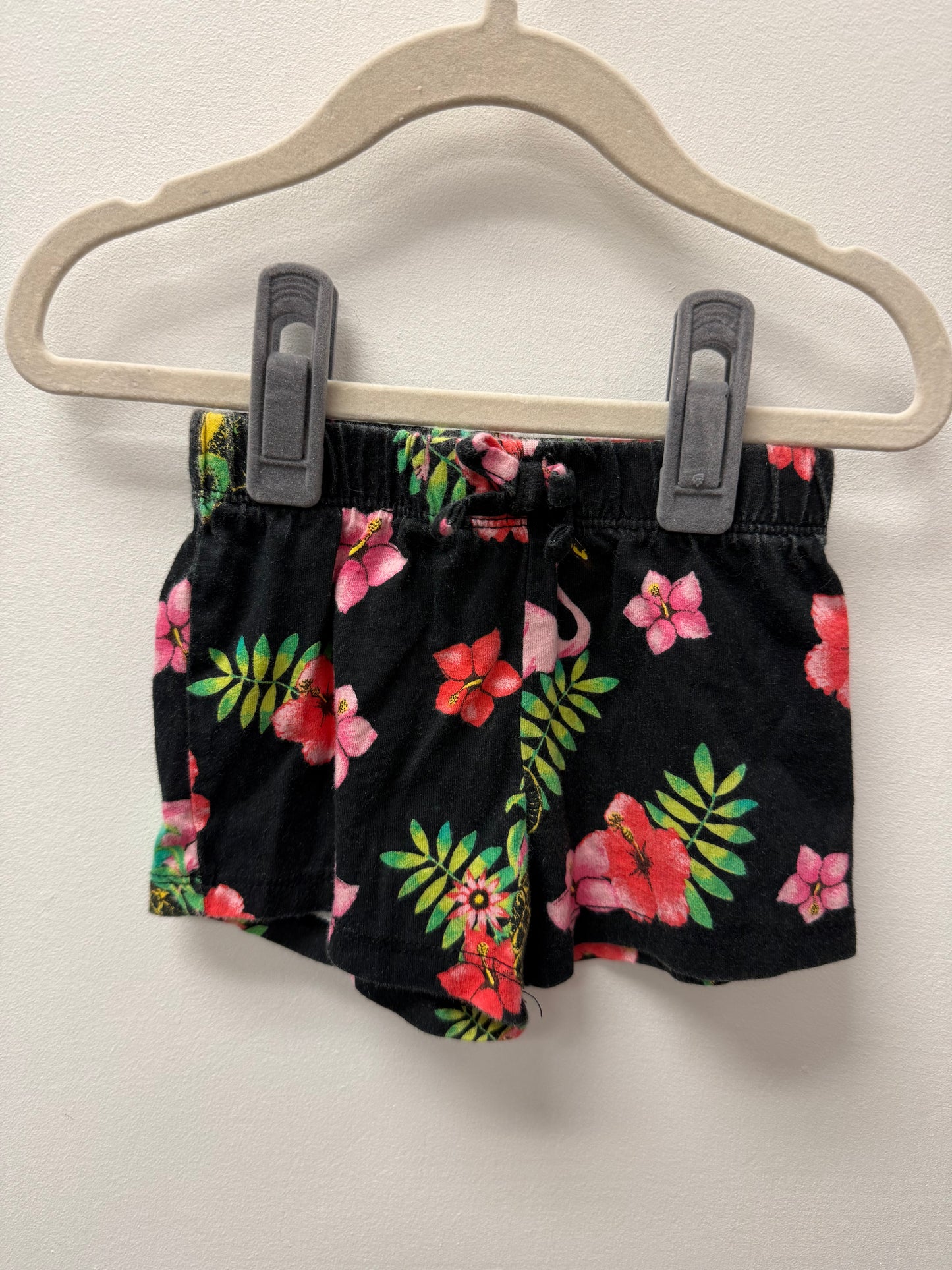 CHILDRENS PLACE FLAMINGO SHORTS SIZE 12-18M