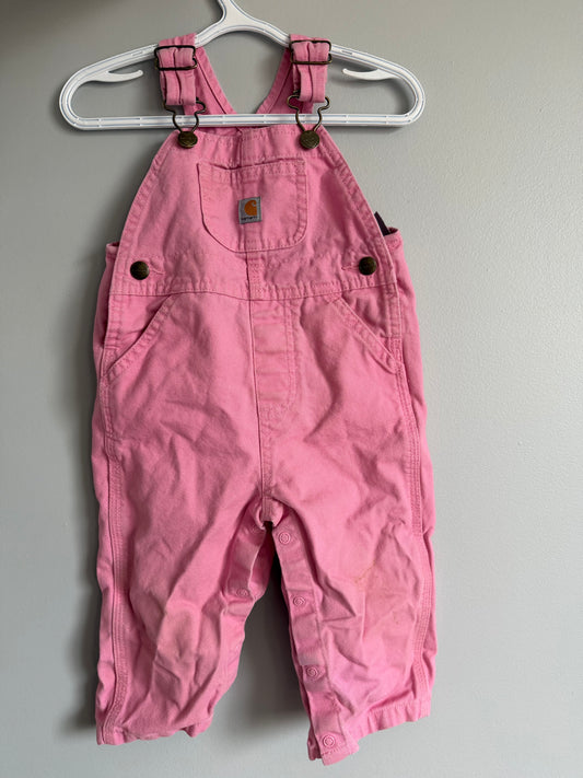 CARHARTT PINK OVERALLS SIZE 12M