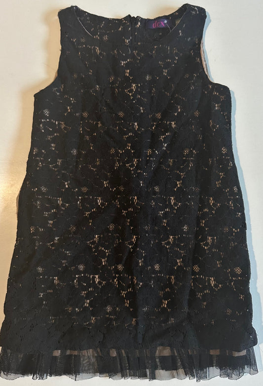 Dex, Black Lace Dress - Size 5