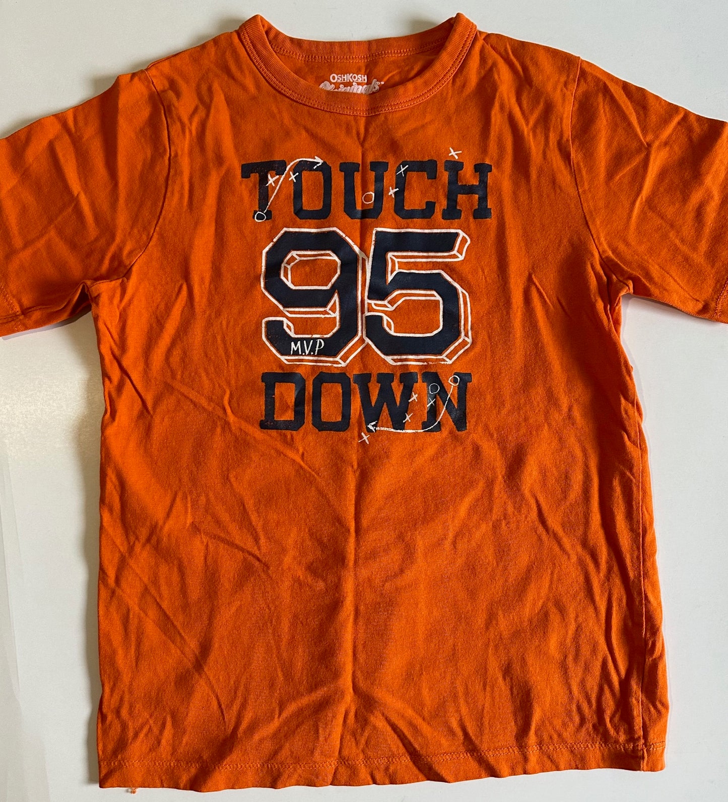 OshKosh, Orange "Touchdown" T-Shirt - Size 10