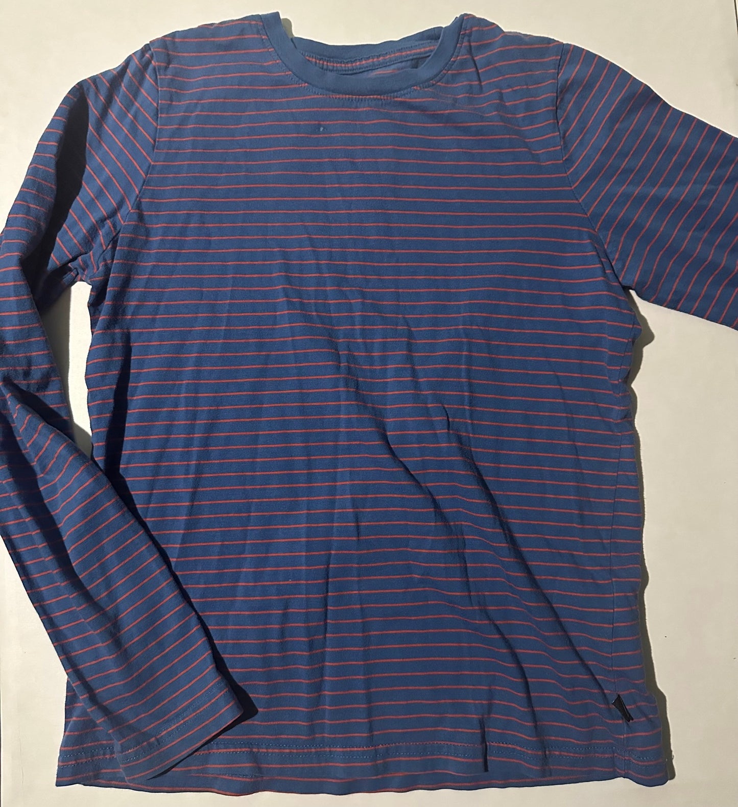 *Play* Ripzone, Blue Striped Shirt - Size Large (10-12)