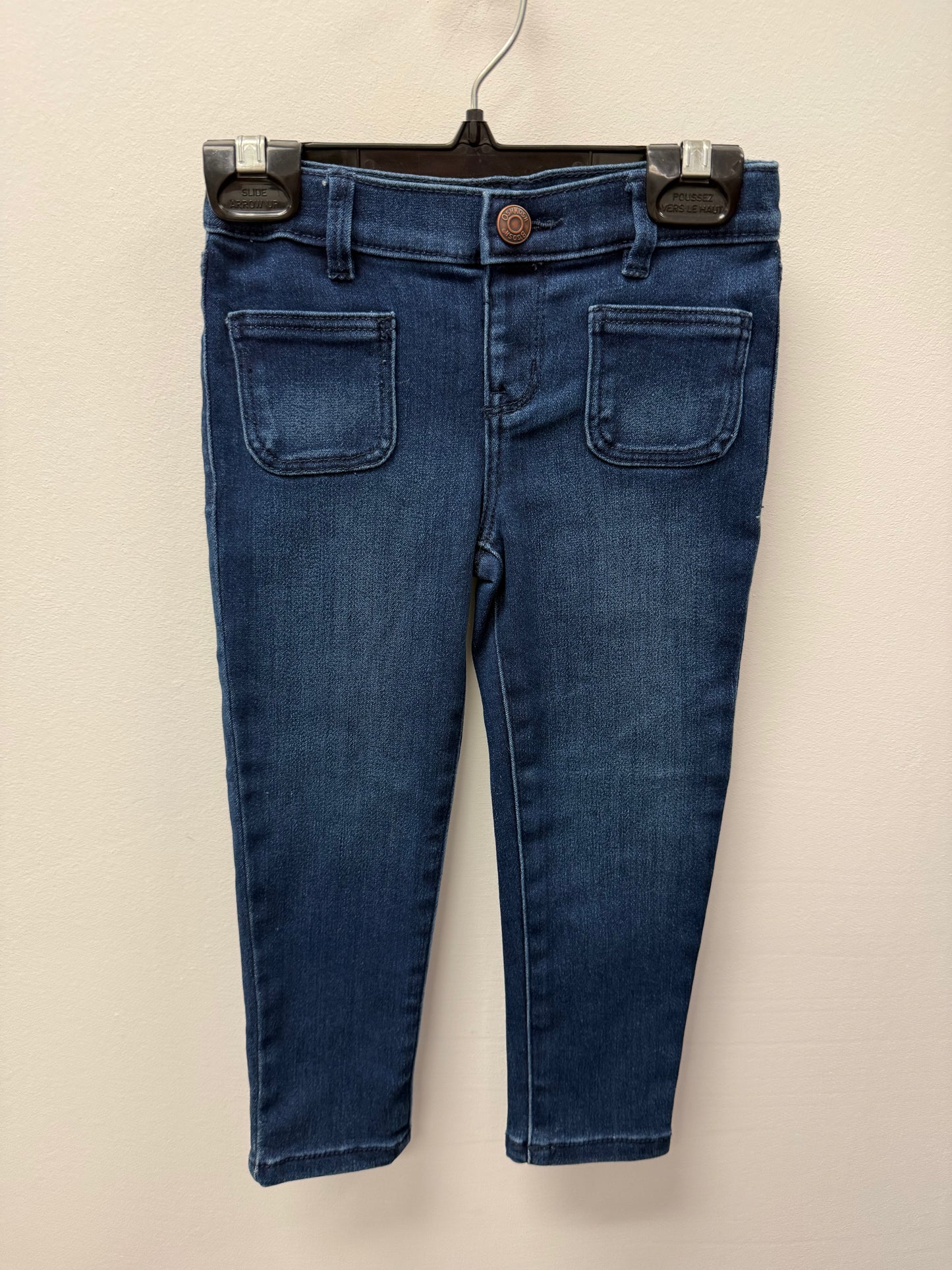 NEAR NEW OSHKOSH FRONT POCKET JEANS SIZE 4T