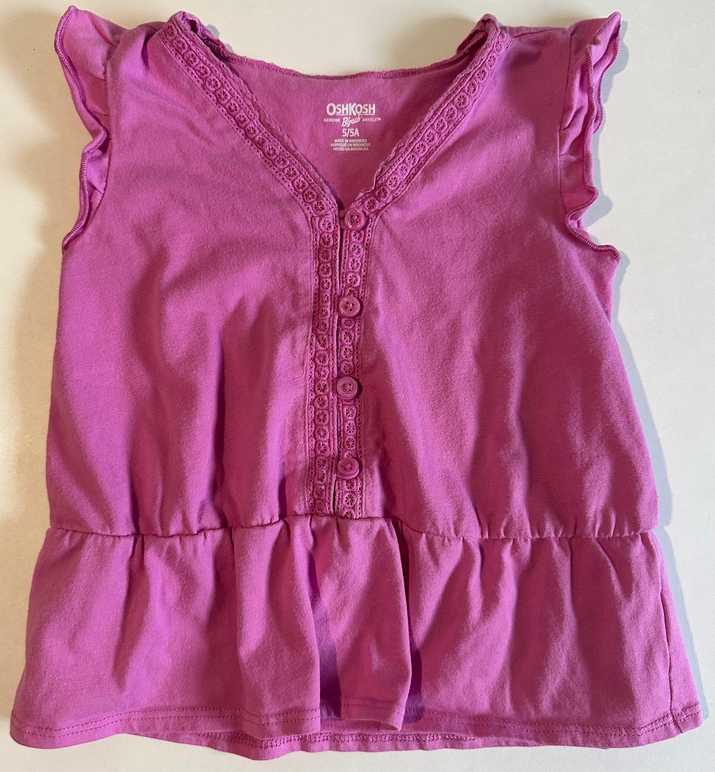 OshKosh, Pink Top - Size 5