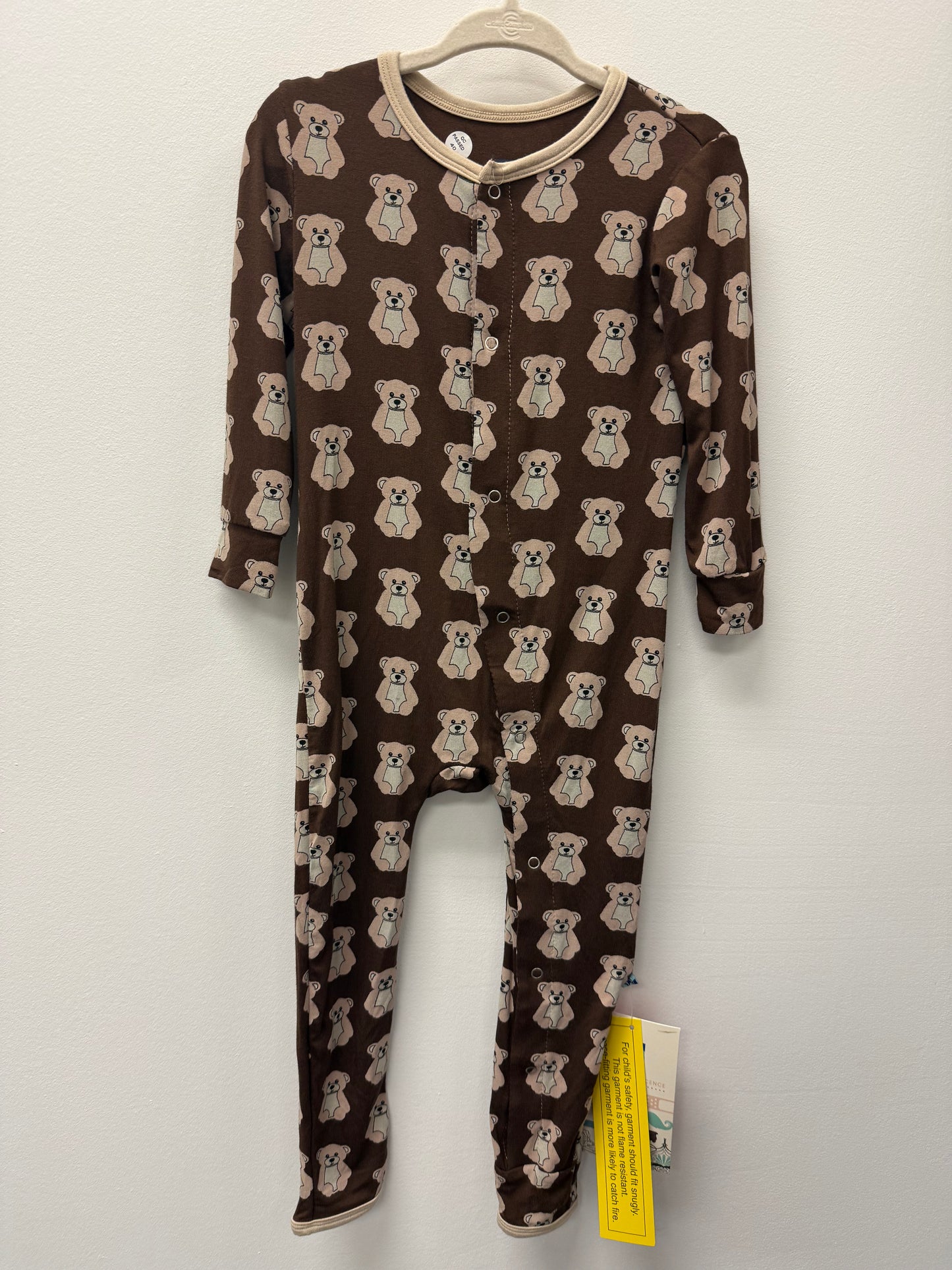 NEW KICKEE PANTS BEAR SLEEPER SIZE 2T