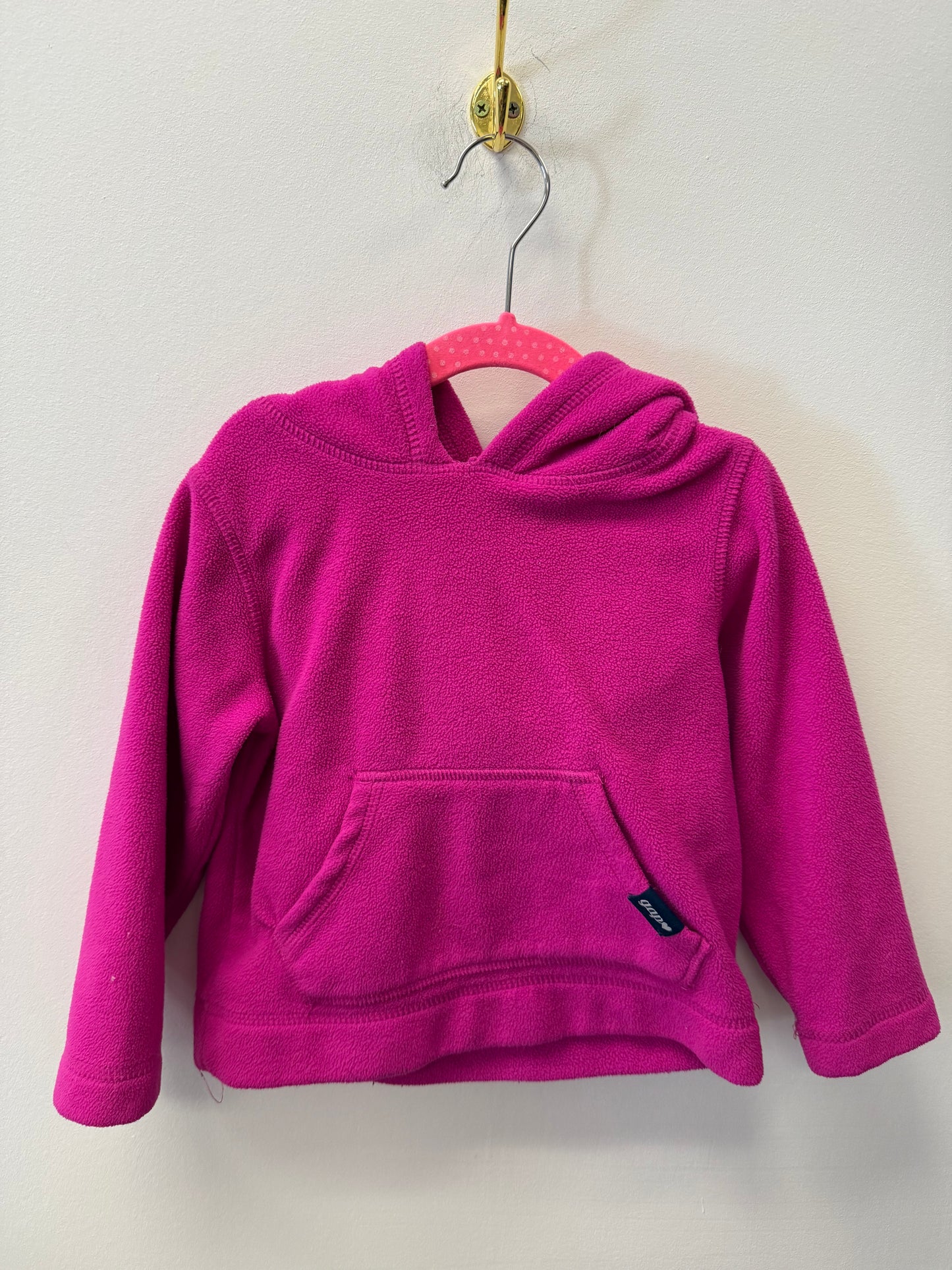 BABY GAP FLEECE PINK HOODIE SIZE 3T