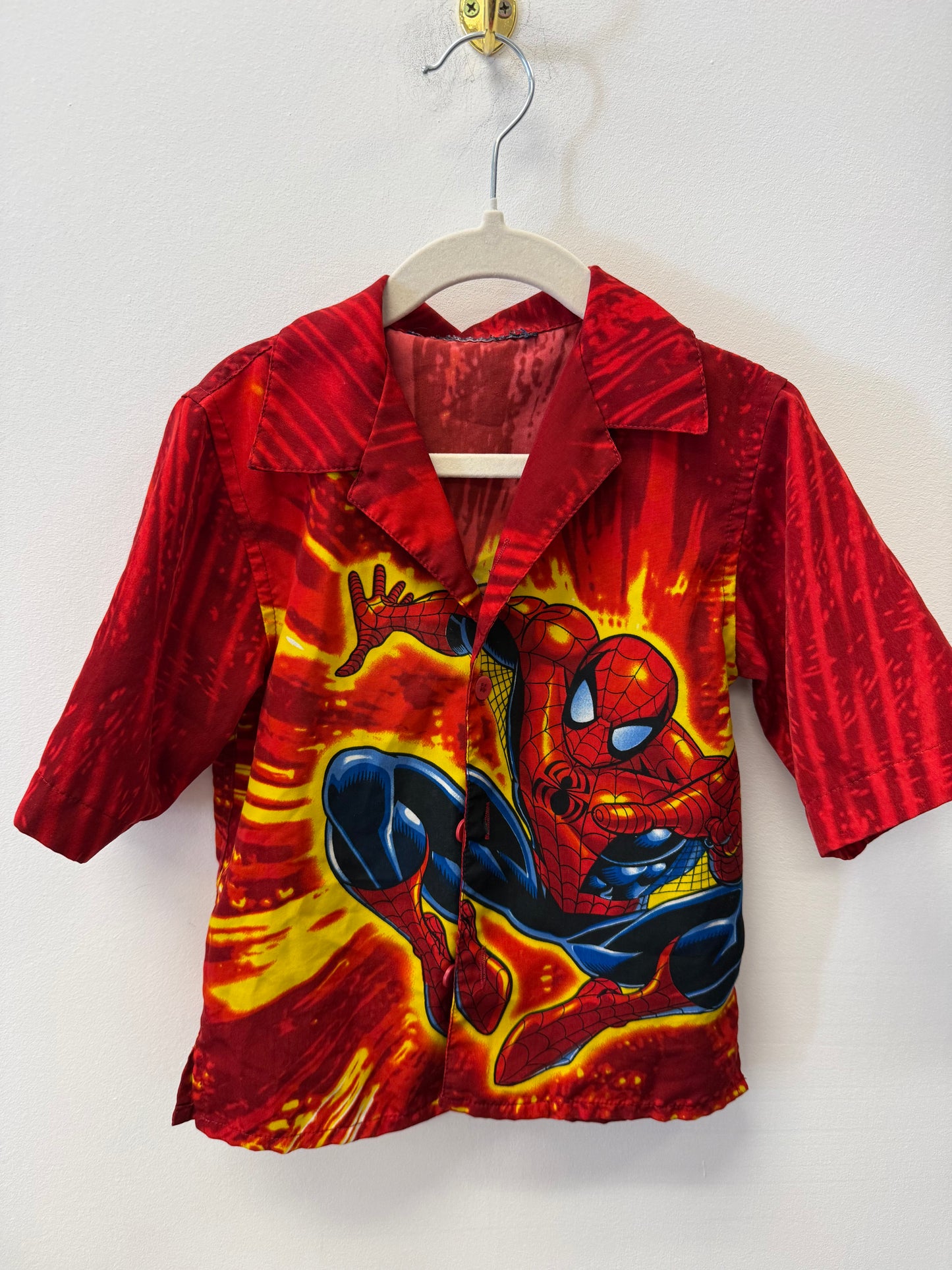SPIDER MAN BUTTON UP SIZE 4-5