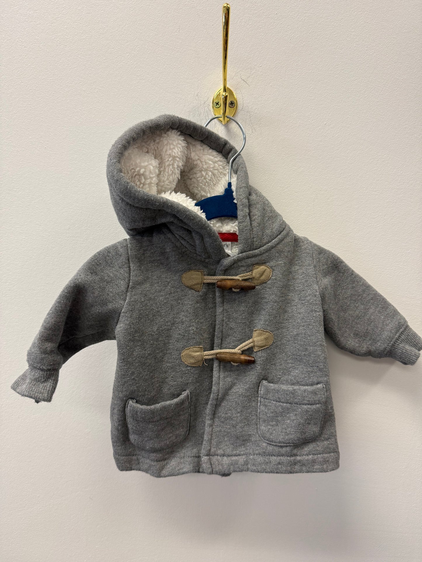CARTERS GREY COAT SIZE 3M