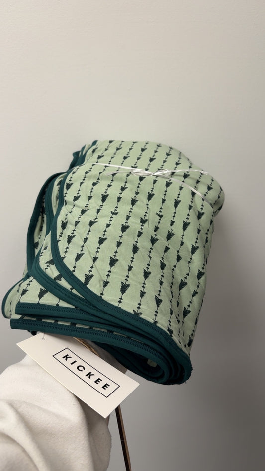 NEW KICKEE PANTS DOUBLE LAYER LARGE THROW BLANKET