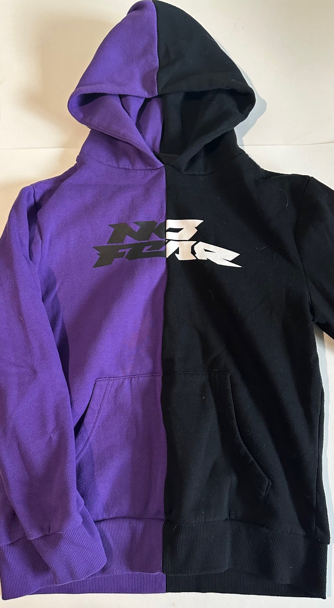 No Fear, Purple and Black Hoodie - Size XL (16)