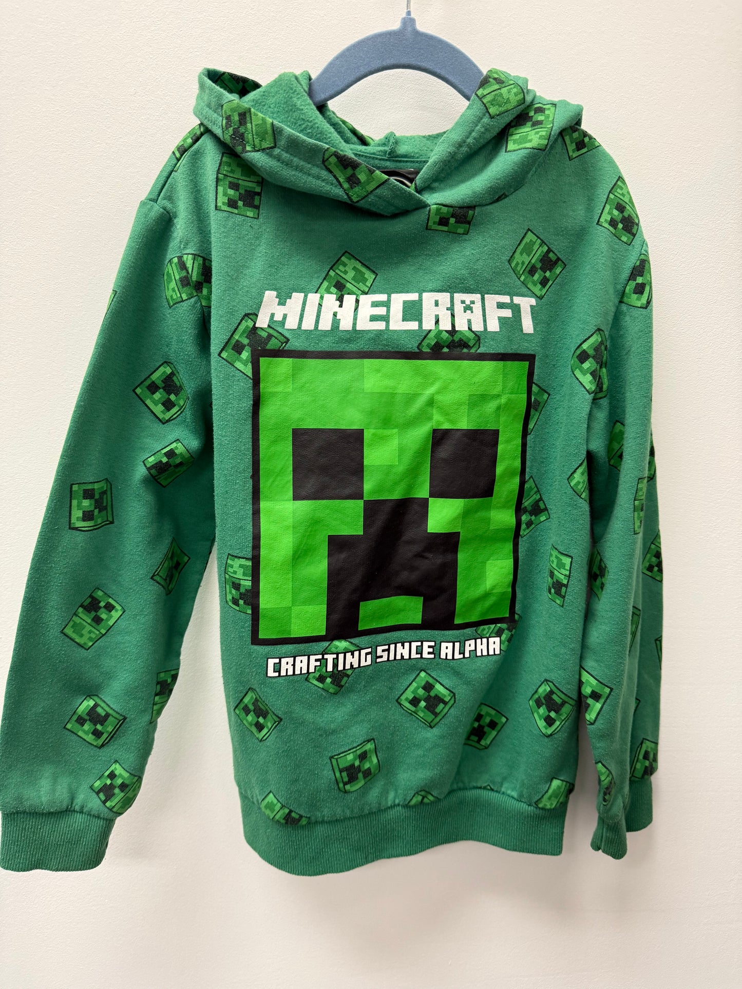 MINECRAFT HOODIE SIZE 7-8