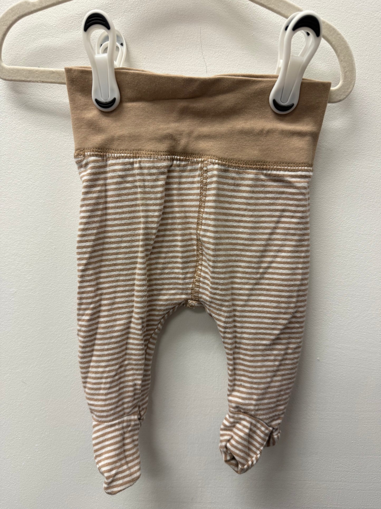ERGEE STRIPPED FOOTED PANTS SIZE 1-2M