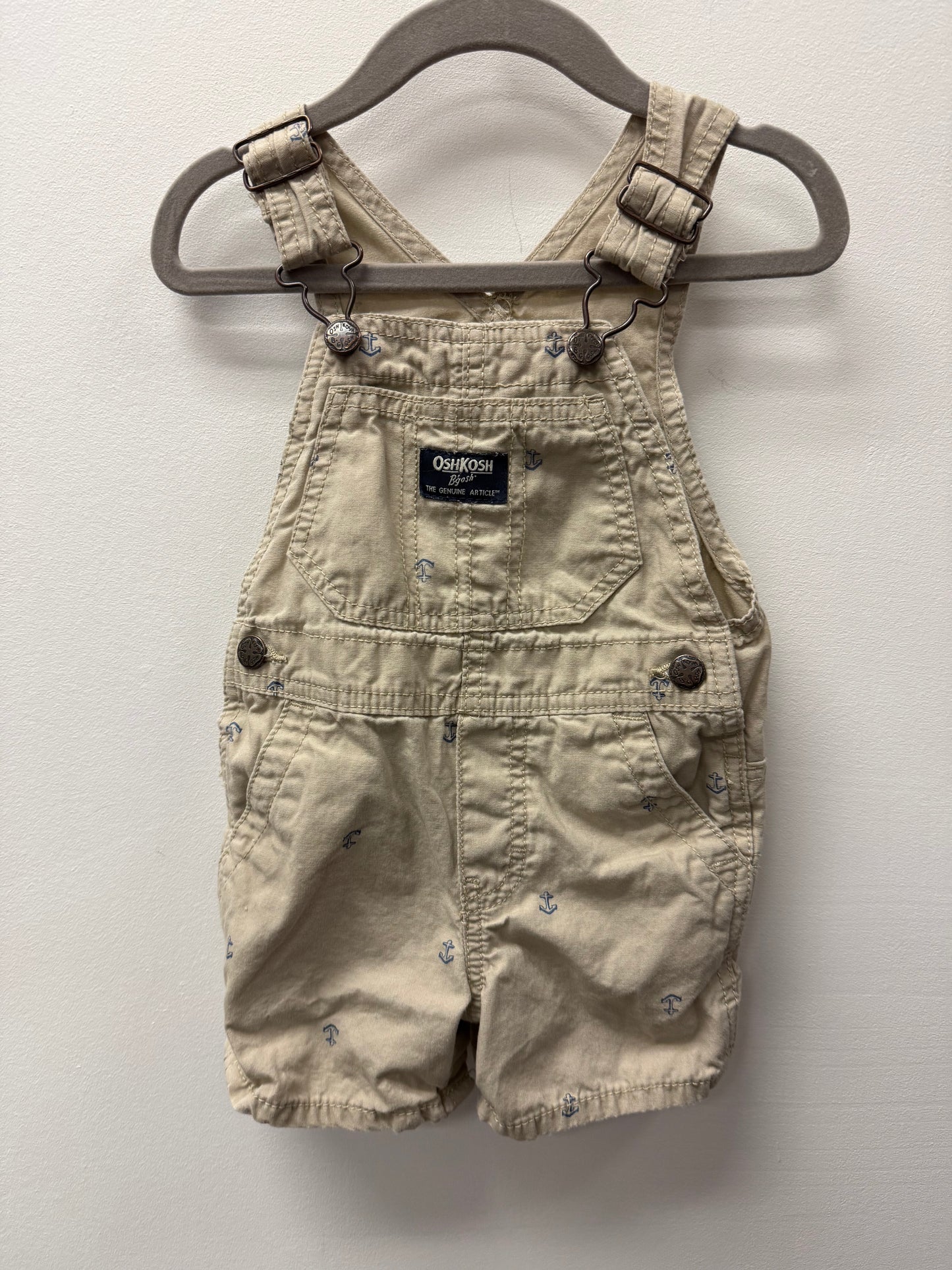 OSHKOSH ANCHOR SHORTALLS SIZE 12M