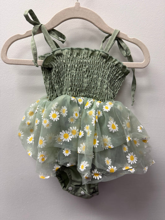 DAISY ONESIE DRESS 12-18M