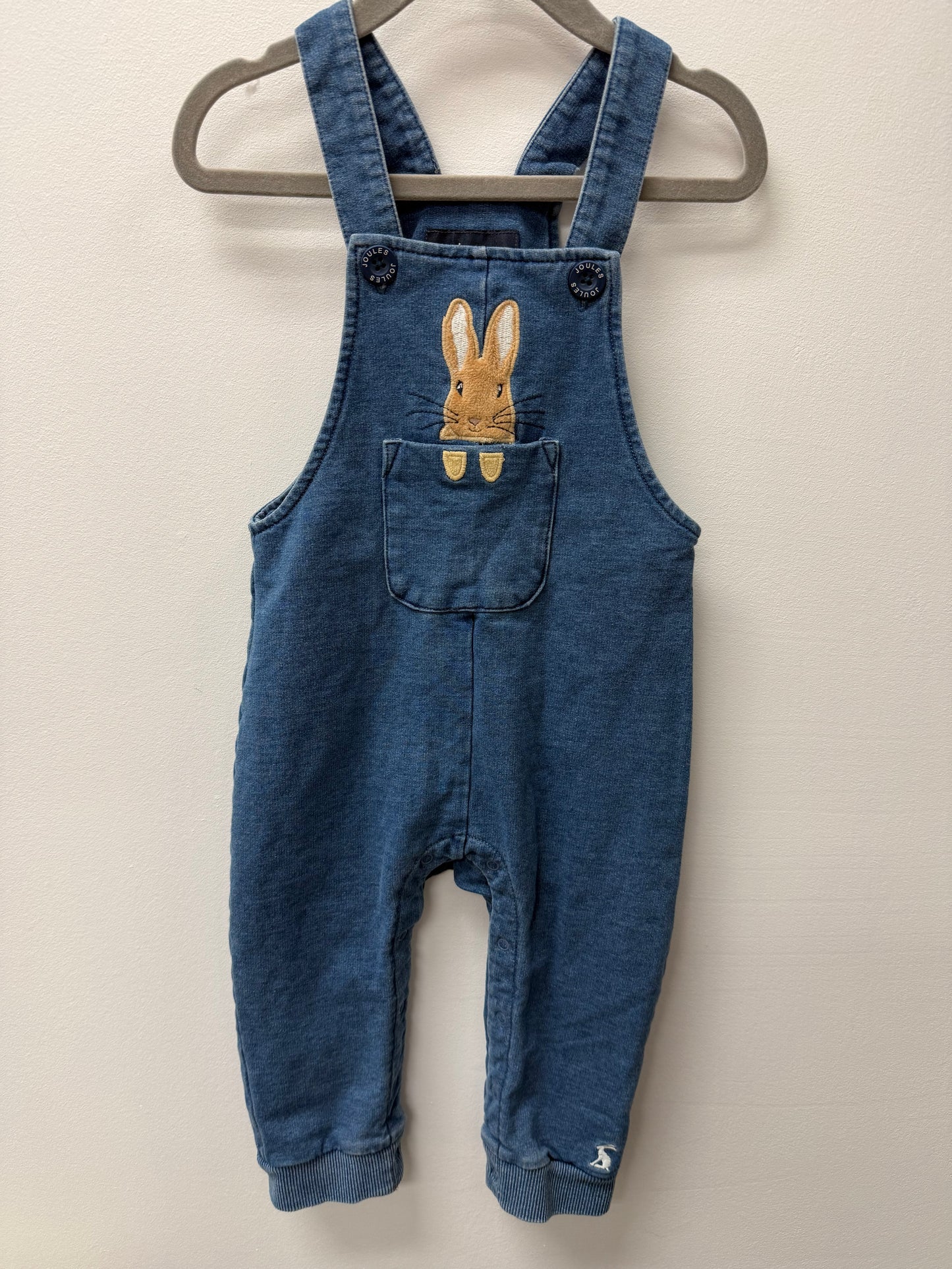 JOULES RABBIT OVERALLS SIZE 9-12M