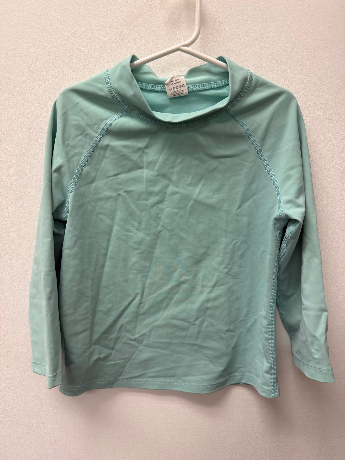 BIG ELEPHANT LIGHT BLUE RASH GUARD SIZE 4-5