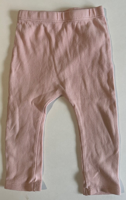 Rise Little Earthling, Pink Leggings - 9-12 Months