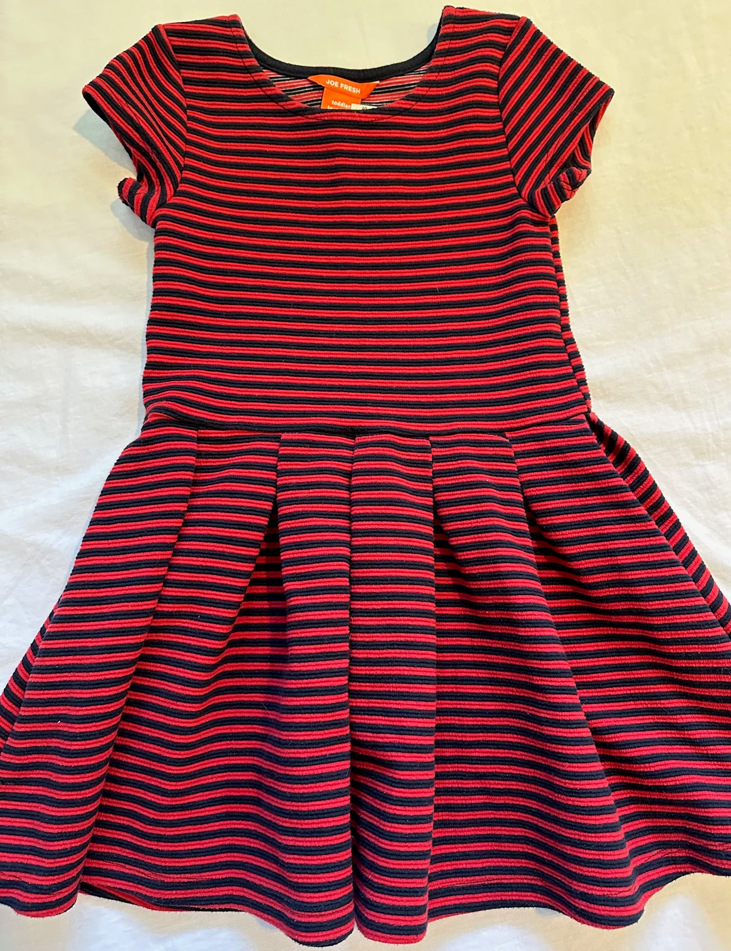 Joe Fresh, Red Striped Dress - Size 5T