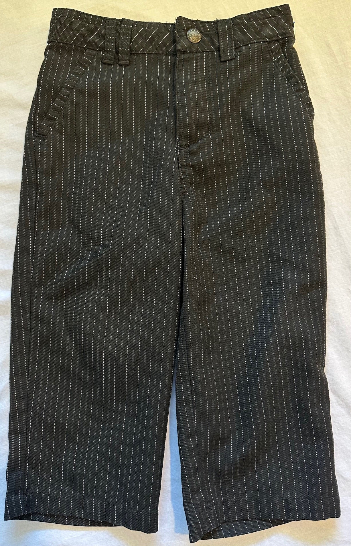 Quiksilver, Black Pinstripe Pants - 24 Months