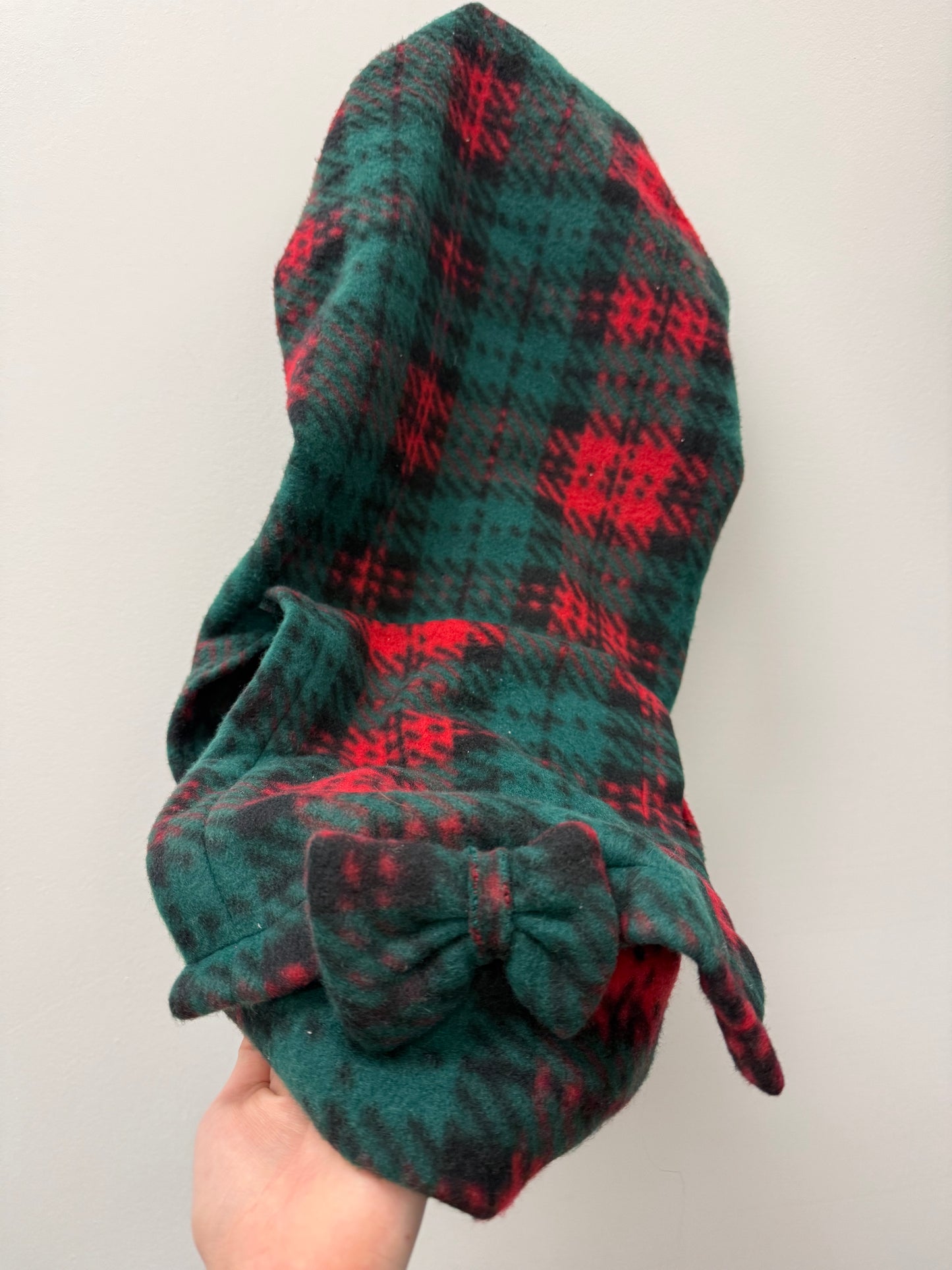 FLEECE CARSEAT COVER WITH BOW