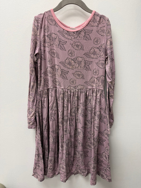 KICKEE PANTS FLORAL DRESS 6-8