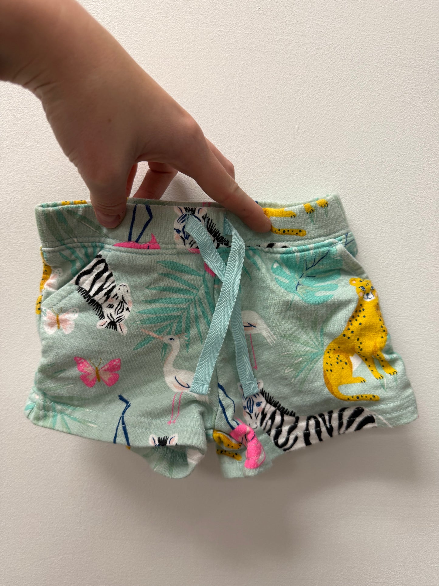 CARTERS ZEBRA SHORTS SIZE 3M
