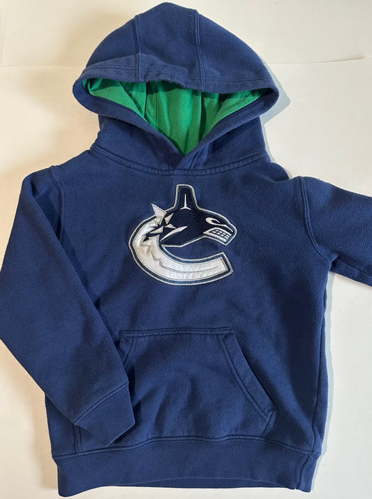 *Play* NHL, Navy Blue Vancouver Canucks Hockey Hoodie - Size 5/6