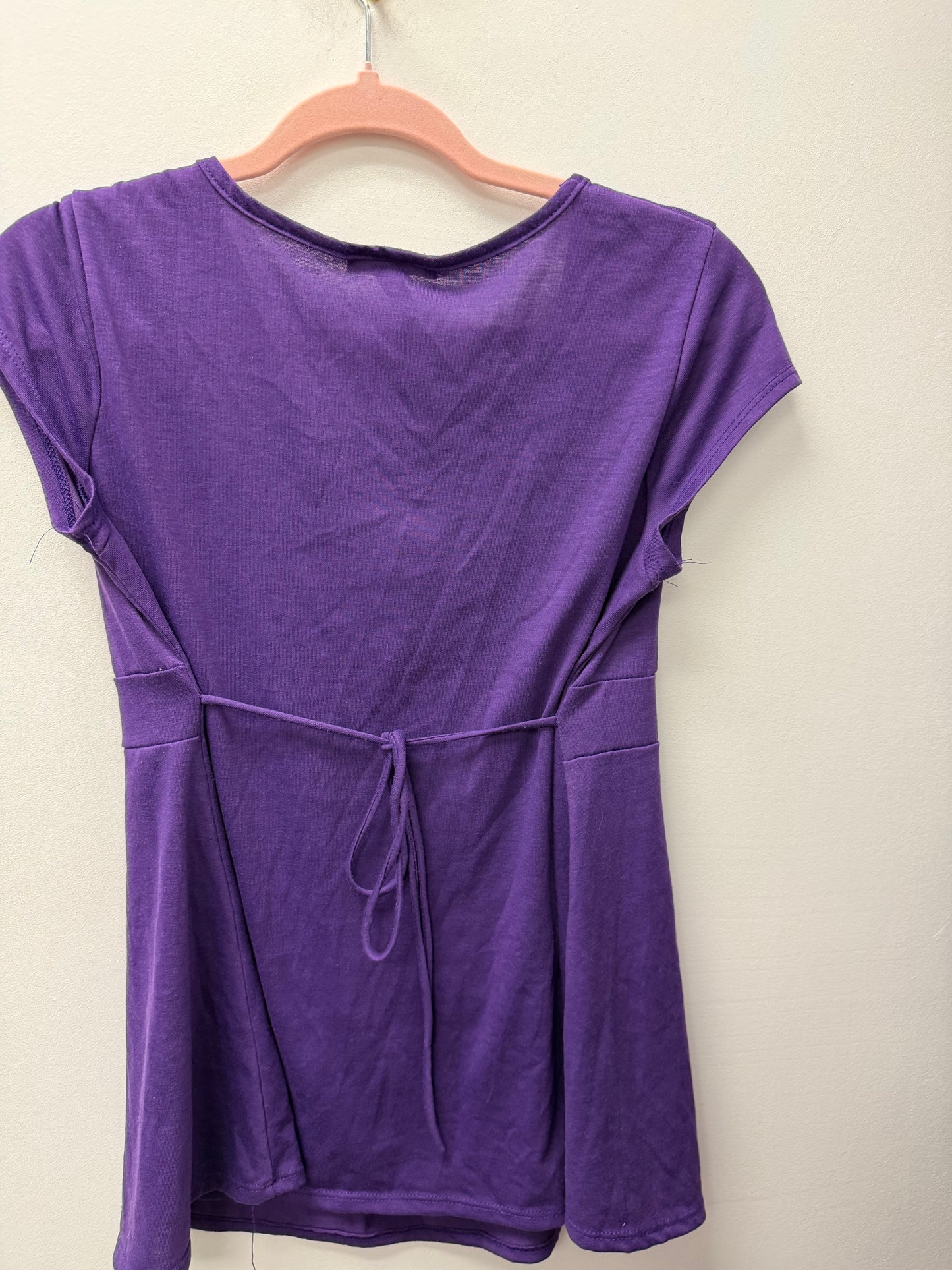MY LIL BUMP PURPLE MATERNITY SHIRT SIZE LARGE