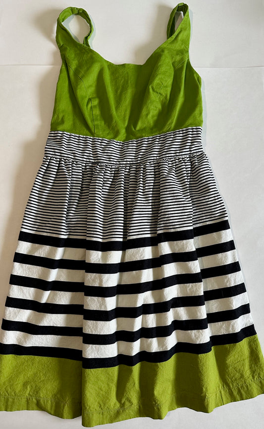 *Adult* Lavand, Green, Black, and White Dress - Size Small