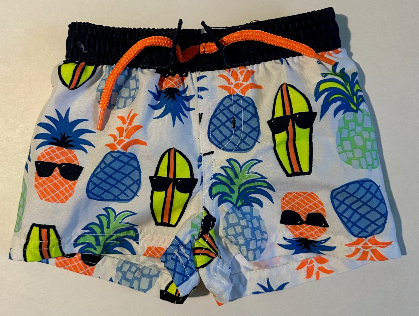 Koala Baby, Pineapple/Surf Board Swim Shorts - 3-6 Months