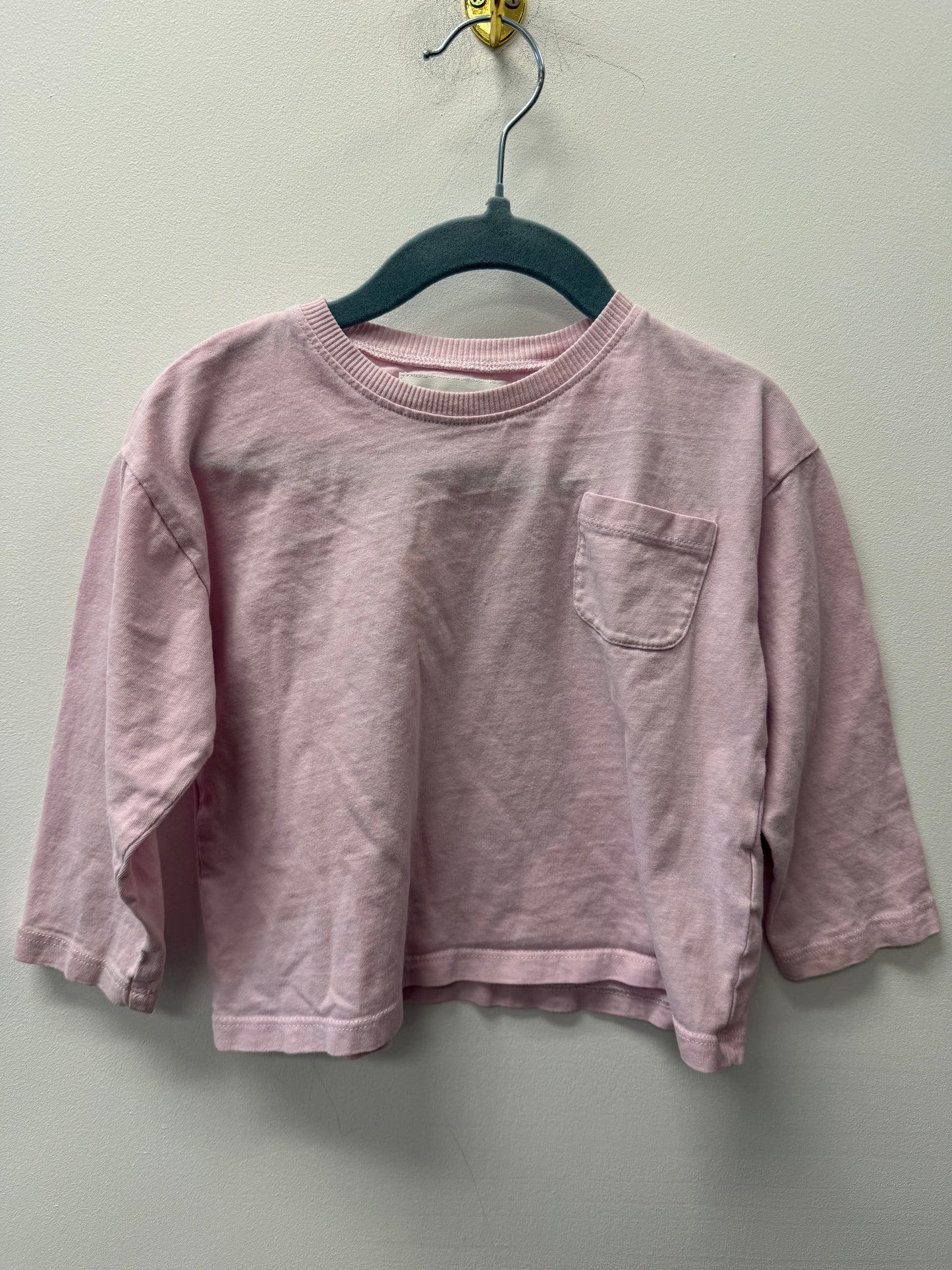 ZARA PINK LONG SLEEVE SIZE 18-24M