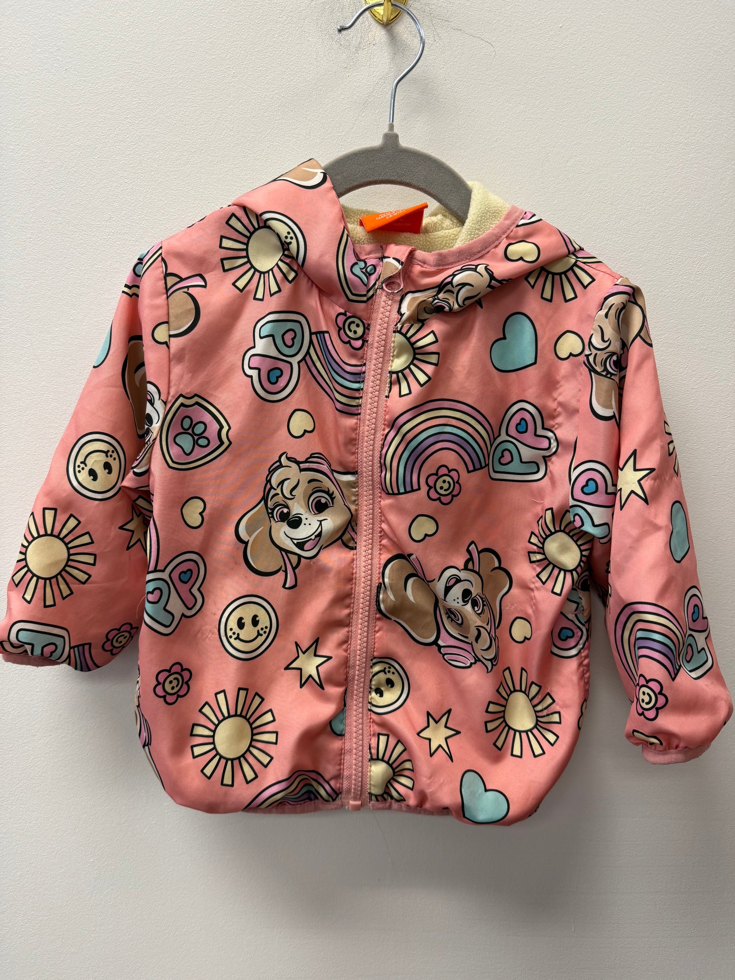 PAW PATROL LINED JACKET SIZE 2T