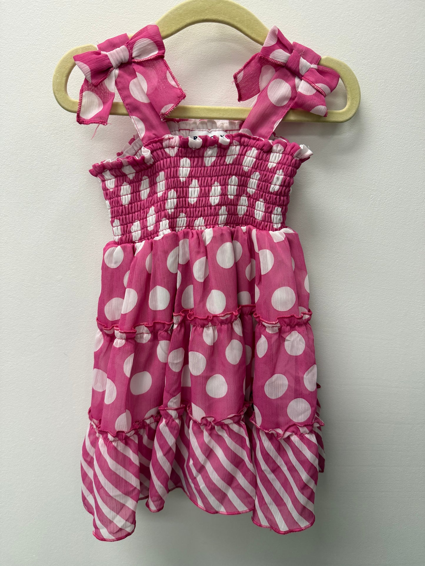BLUEBERU BOULEVARD POLKA DOT DRESS SIZE 24M