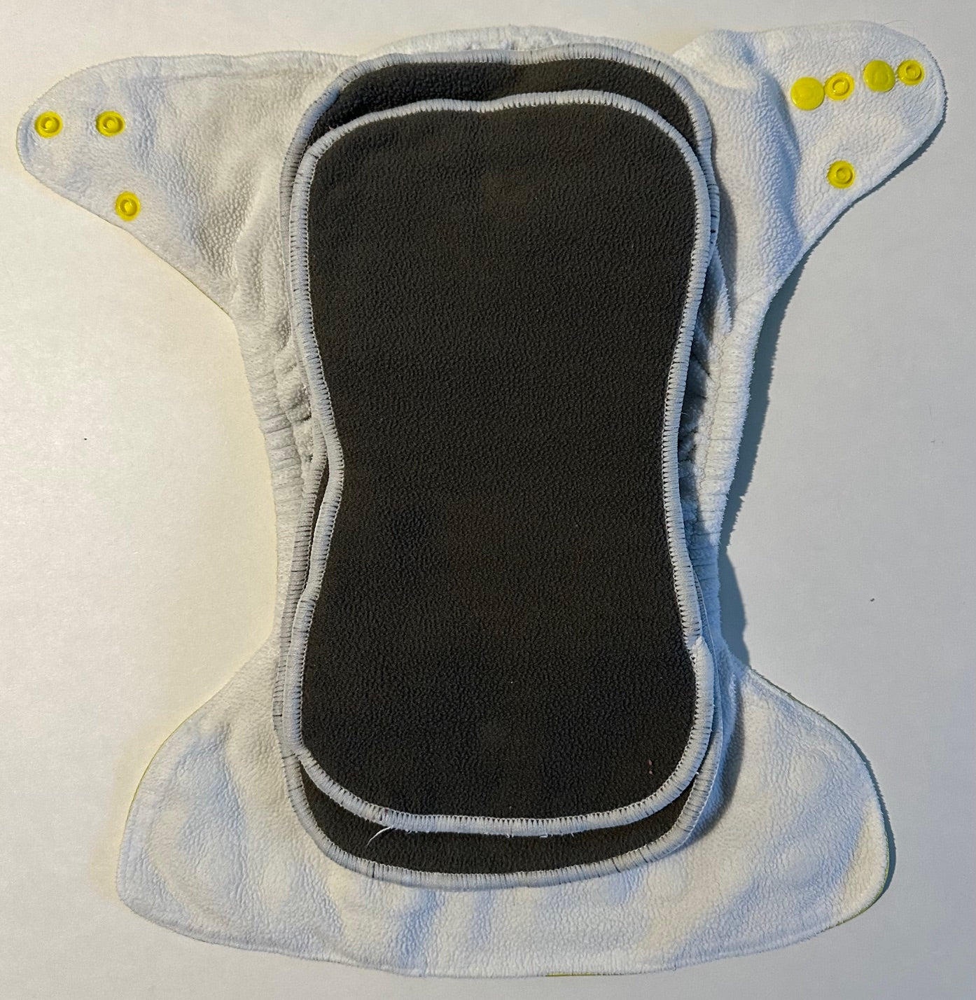 Lil Helper, Yellow Cloth Diaper with Inserts - 7-35 Lbs.