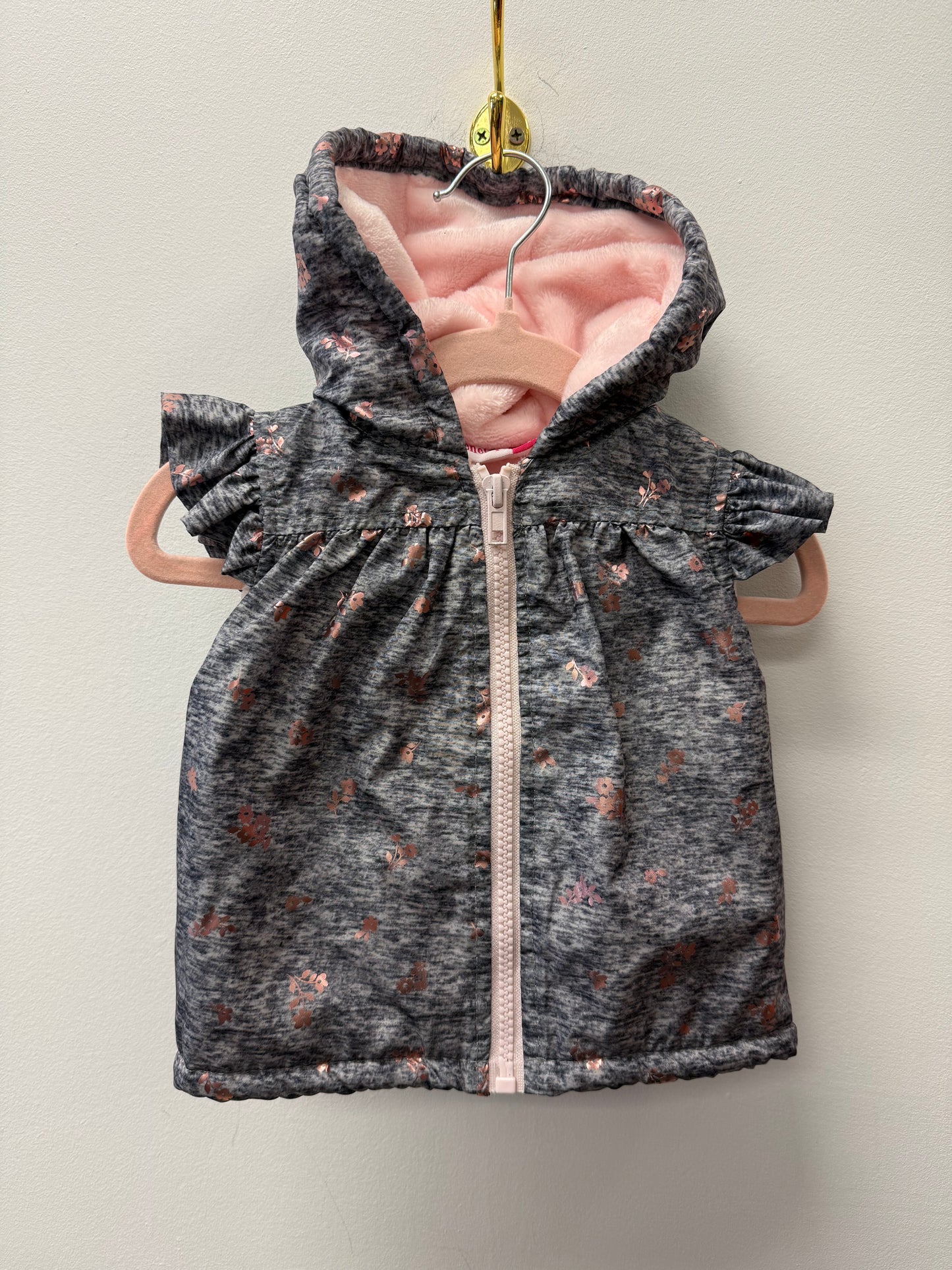 PENELOPE MACK SHERPA LINED VEST SIZE 3-6M