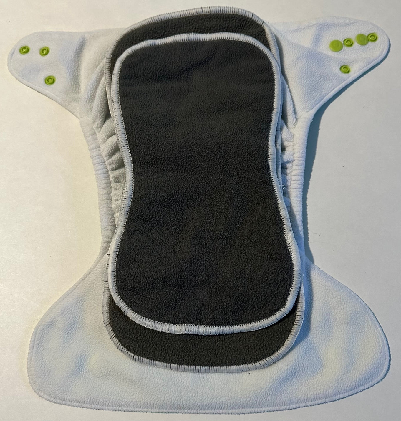 Lil Helper, Green Cloth Diaper with Inserts - 7-35 Lbs.