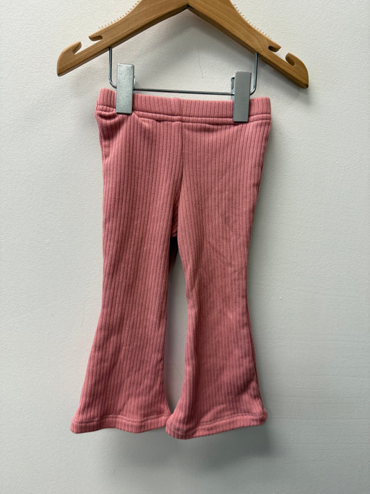 BTWEEN PINK FLARE PANTS SIZE 6-12M