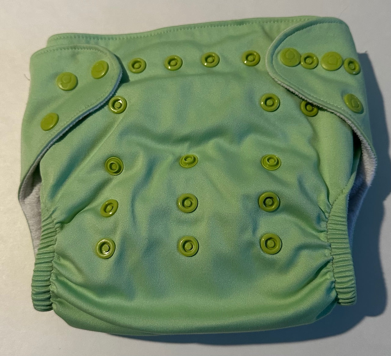 Lil Helper, Green Cloth Diaper with Inserts - 7-35 Lbs.