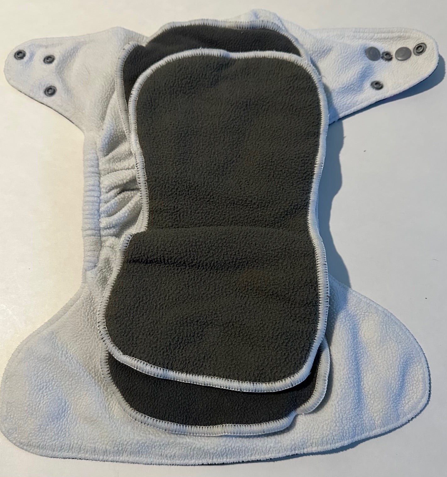 Lil Helper, Black Space Dinosaurs Cloth Diaper - 7-35 Lbs.