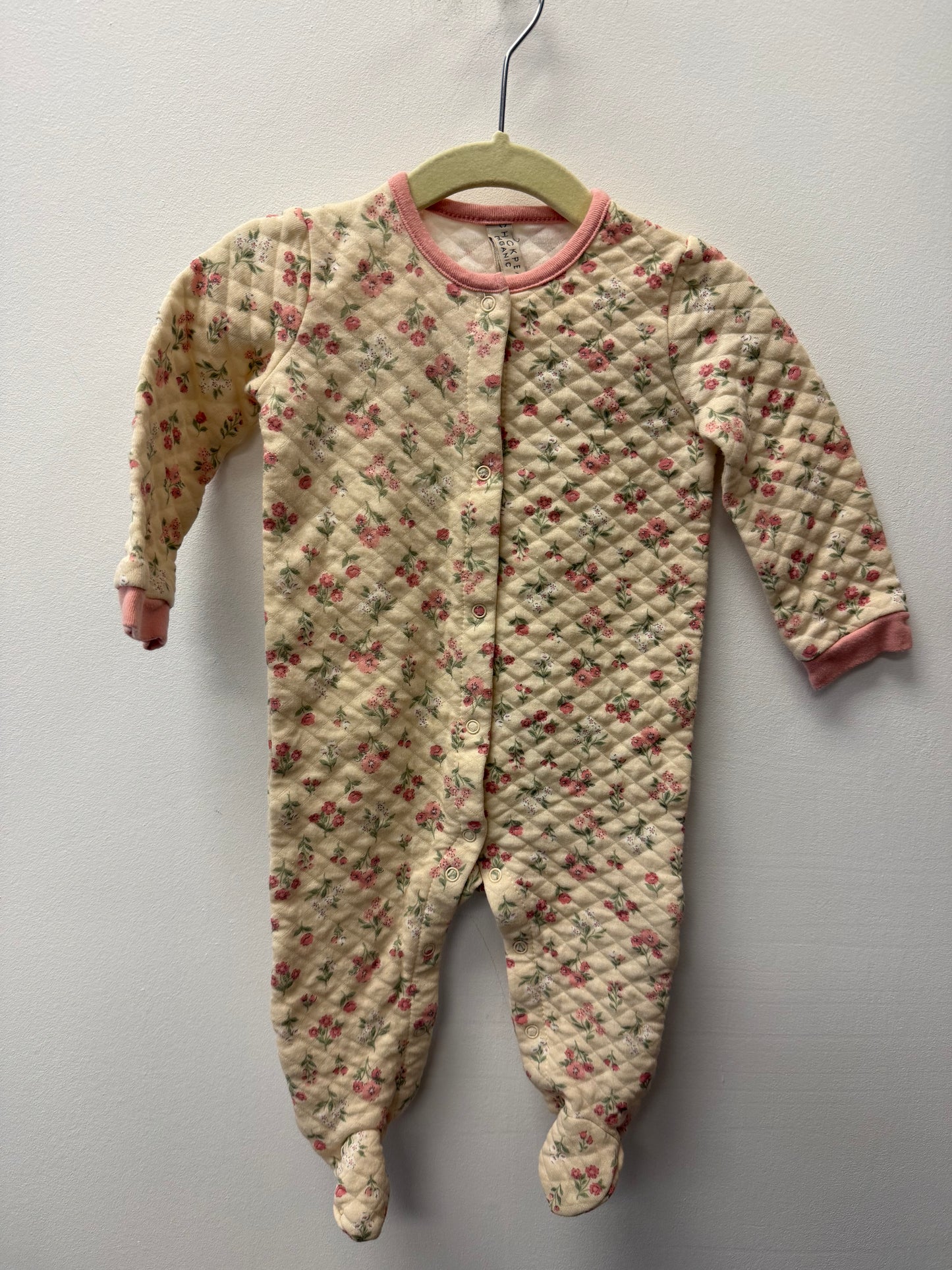 CHICK PEA QUILTED BUTTON UP SLEEPER SIZE 6-9M