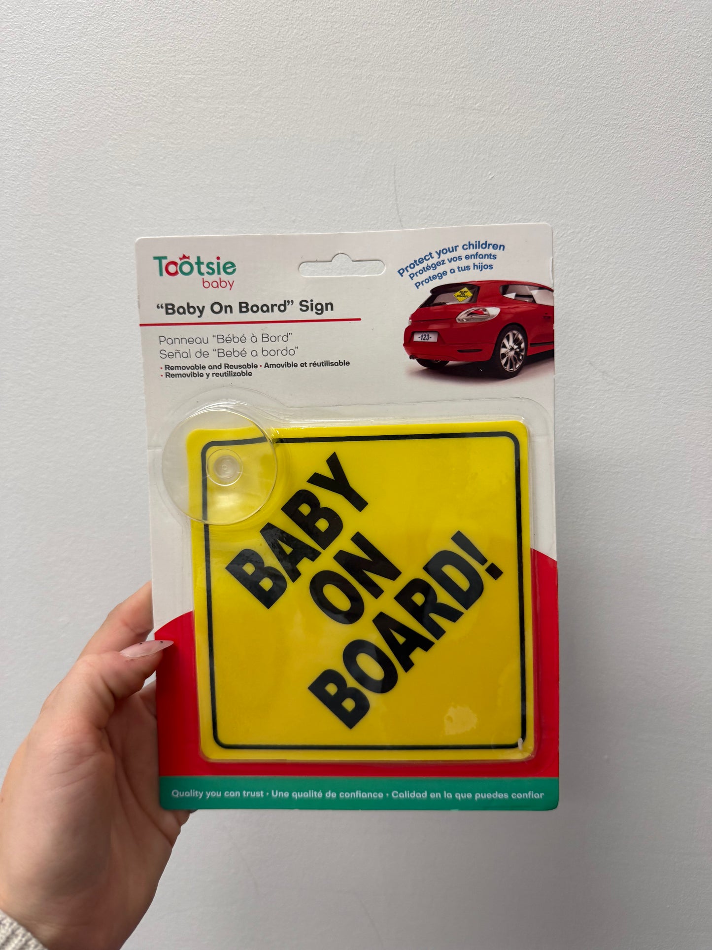 NEW BABY ON BOARD SIGN