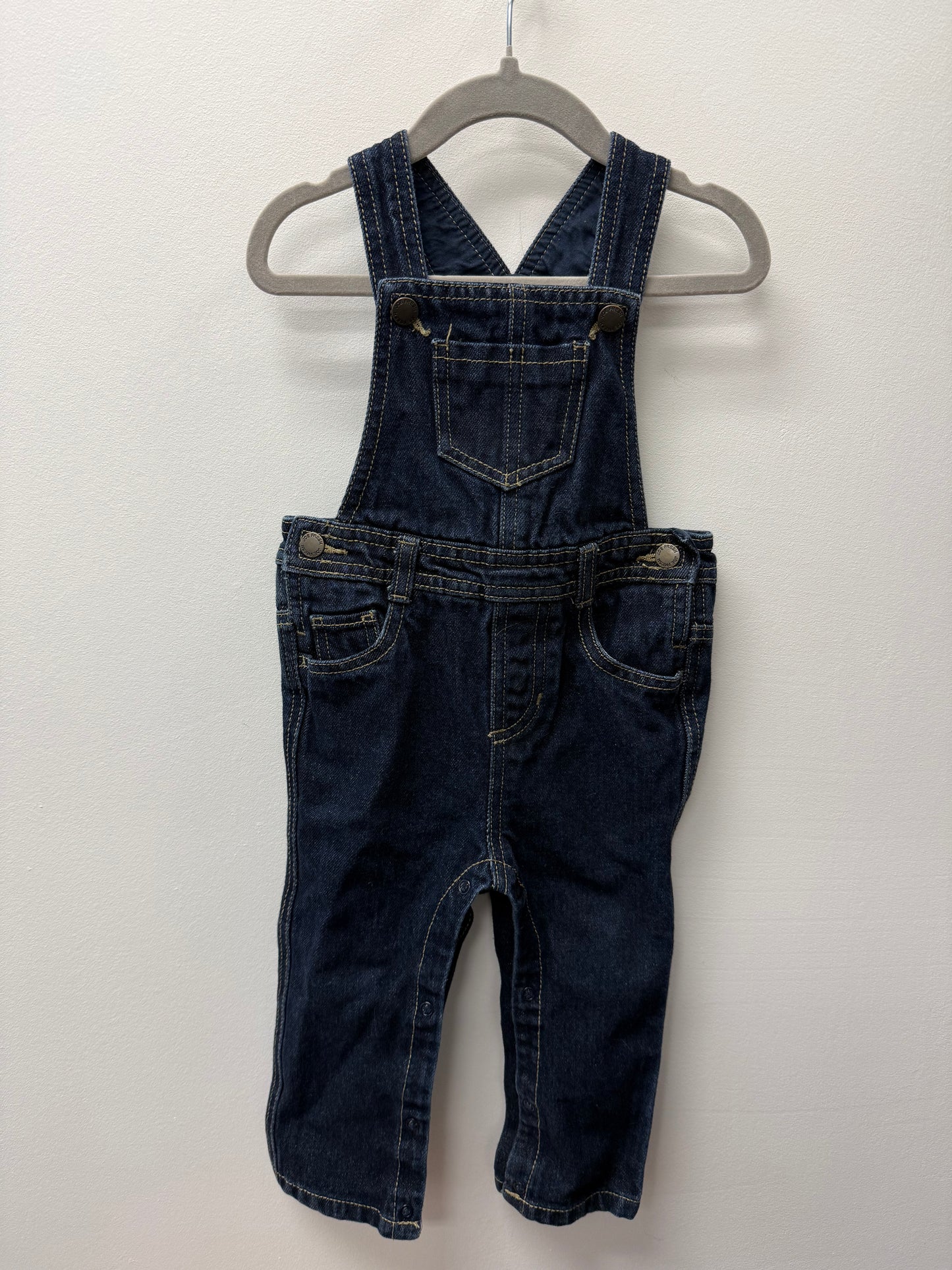 JOE FRESH DENIM OVERALLS SIZE 18-24M