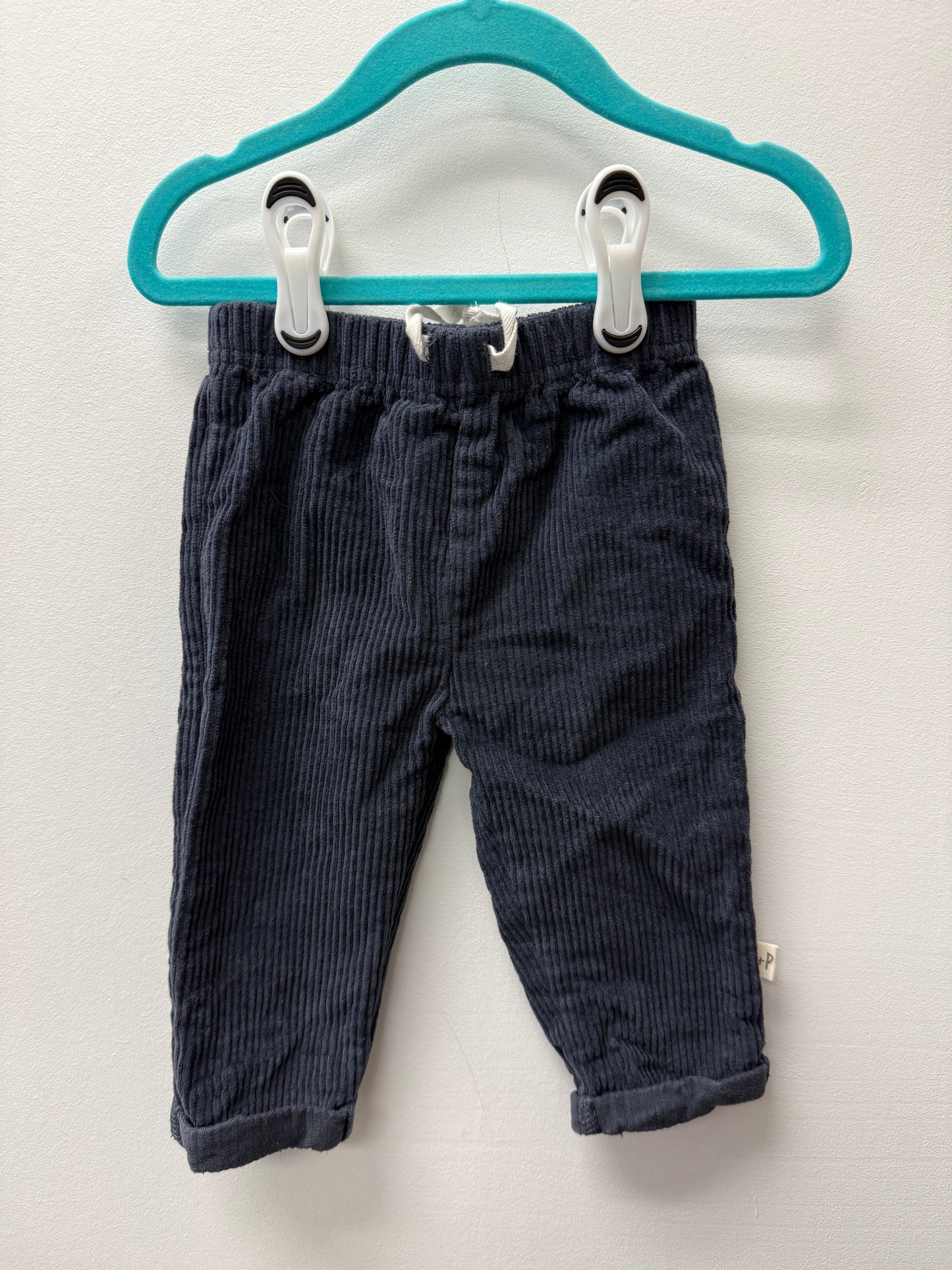 KIT & PEARL BLUE CORDUROY PANTS SIZE 12M