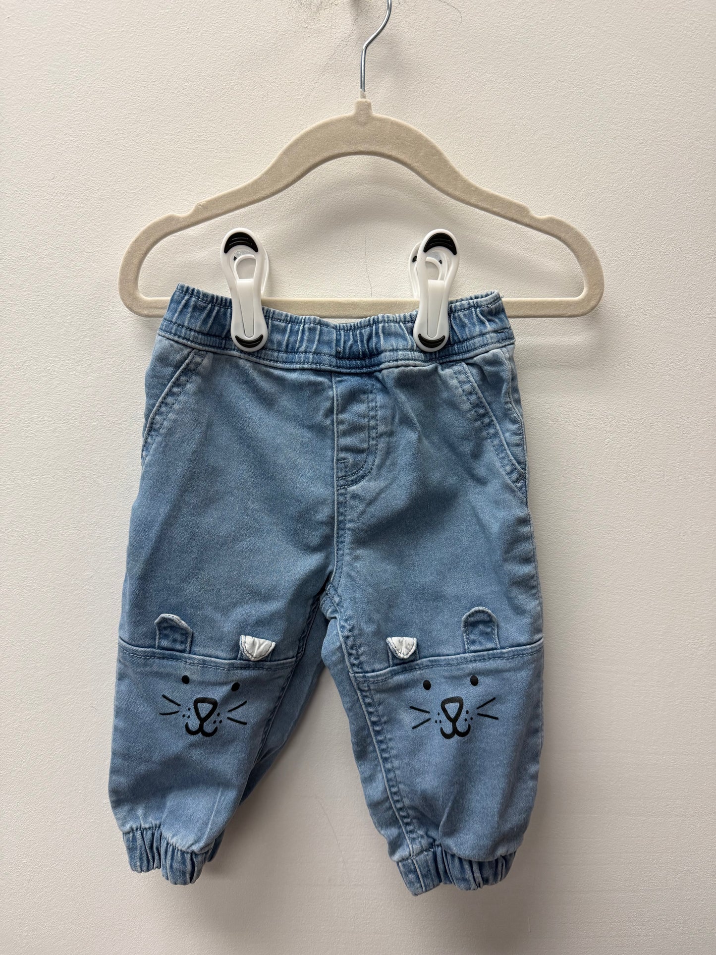 JOE FRESH ANIMAL KNEE PANTS SIZE 6-12M