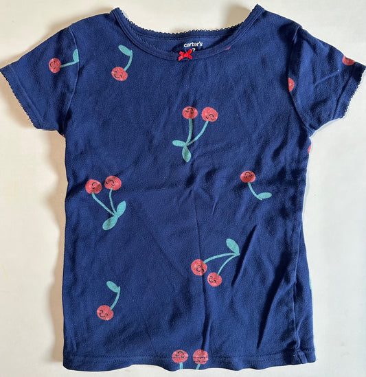 Carter's, Blue Cherries T-Shirt - Size 7