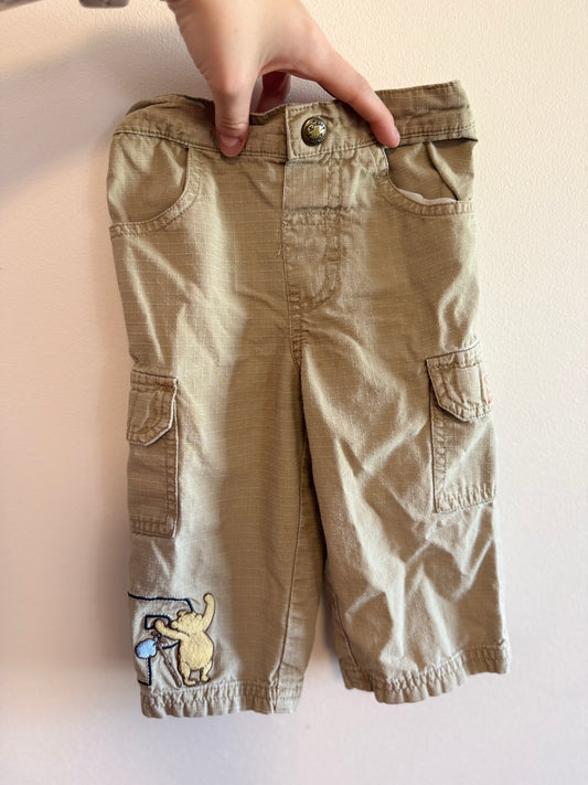 DISNEY WINNIE THE POOH CARGO PANTS SIZE 12M
