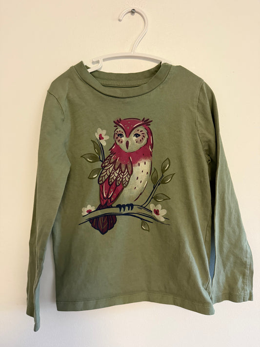JOE FRESH OWL SHIRT SIZE 6