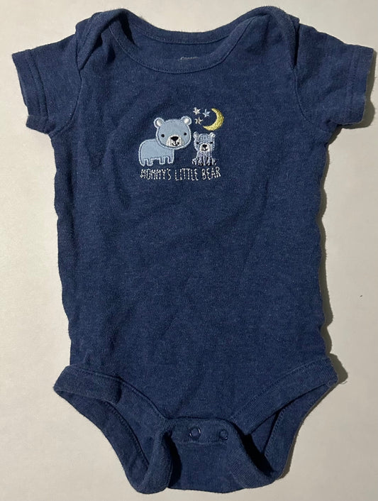 George, Blue "Mommy's Little Bear" Onesie - Newborn